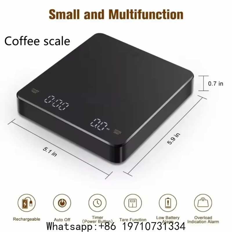 Nova Balança Digital para Café - Scale Drip Timer avaliação e preço