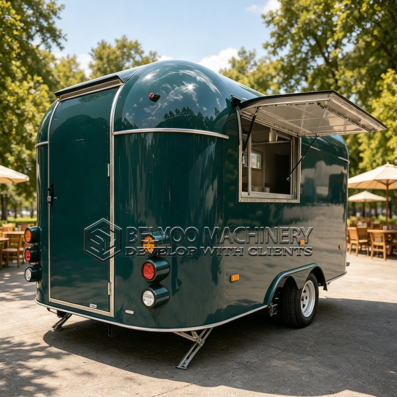 Trailer de Comida Comercial Be - Coffee Equipment Usa avaliação e preço