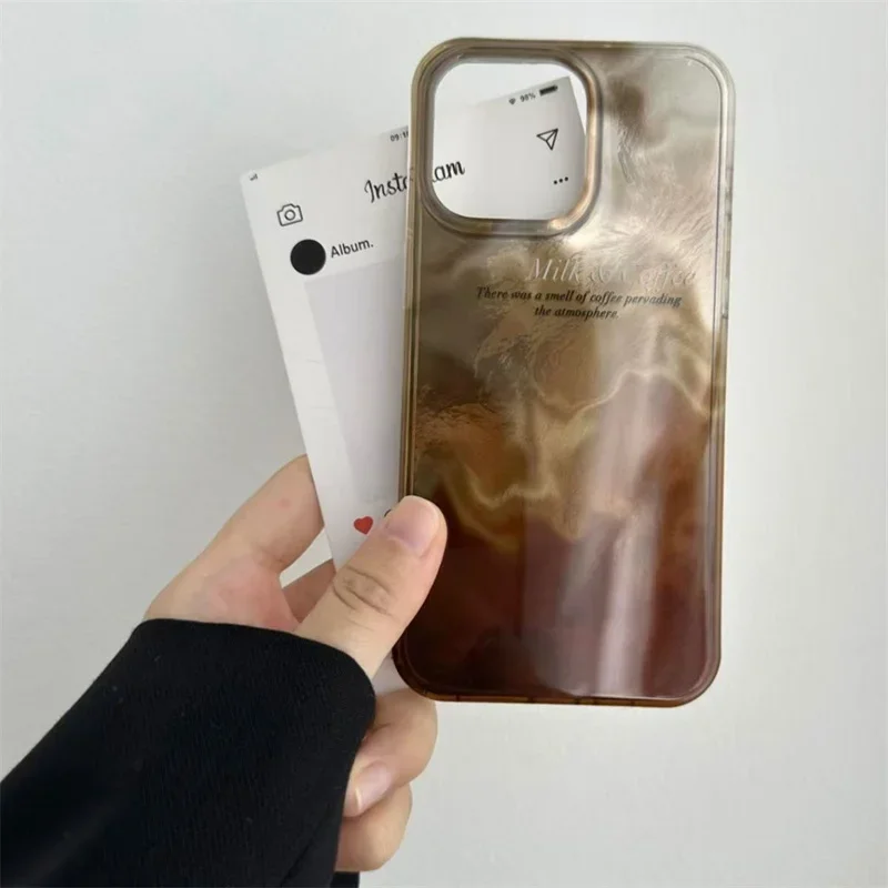Capa de Celular Luxuosa com Gr - Coffee X avaliação e preço