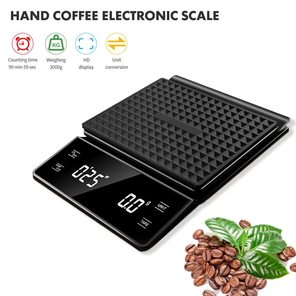 Balança de Café 3kg/0.1g com T - Scale Drip Timer avaliação e preço