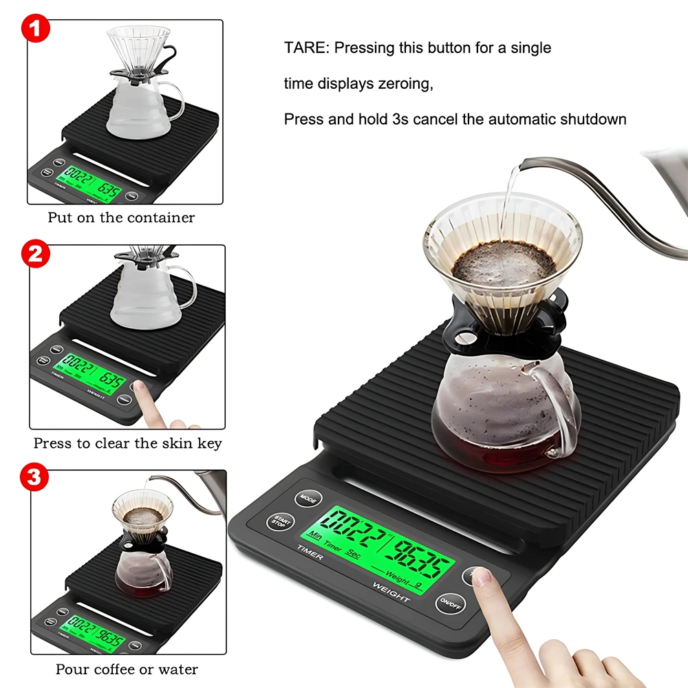 Balança de gotejamento de café - Scale Drip Timer avaliação e preço