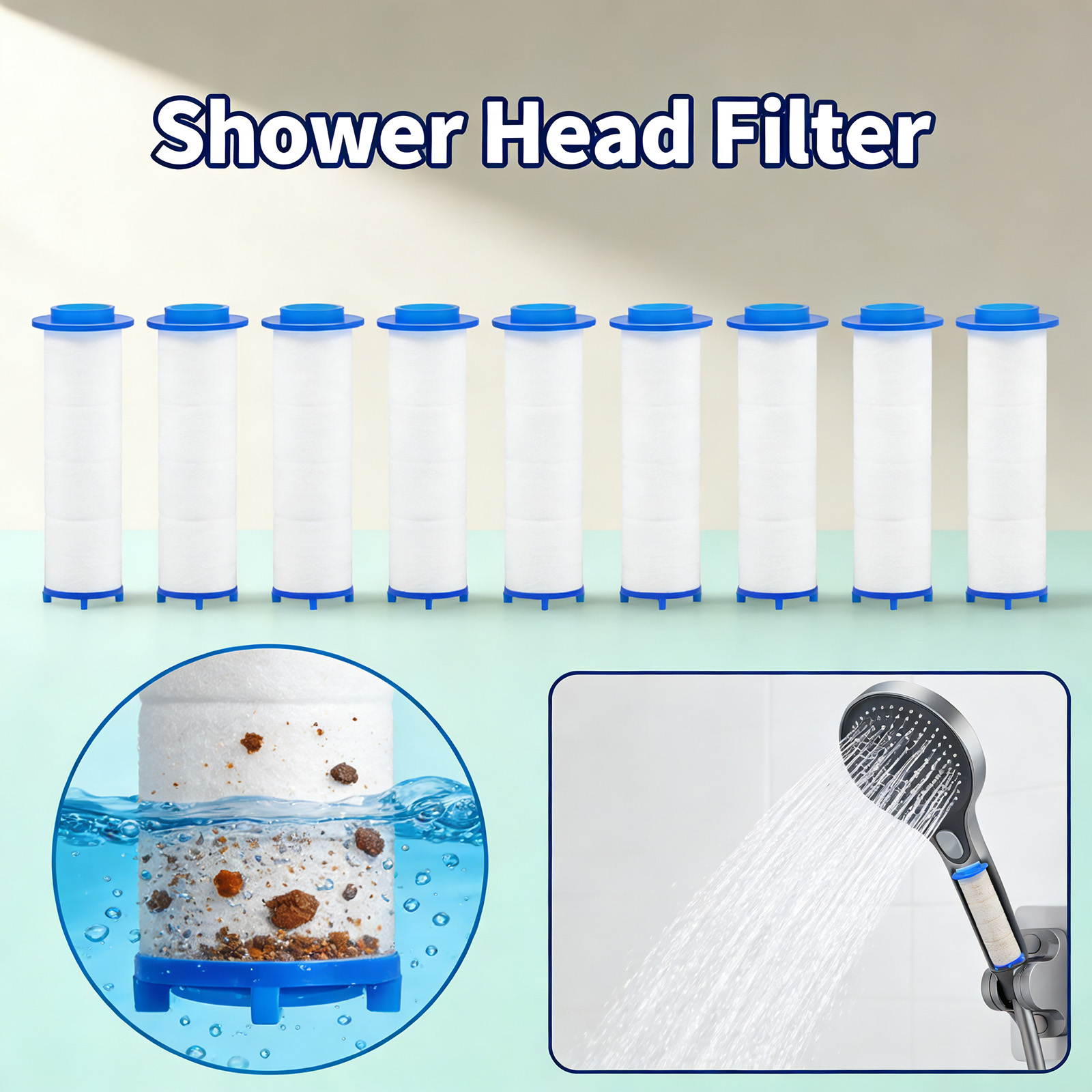 Cartucho de filtro de chuveiro - Water Filter Cartridge avaliação e preço